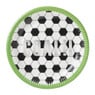 Bord Voetbal - set van 8 - ø23 cm
