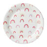 Bord Rainbow - set van 8 - ø23 cm