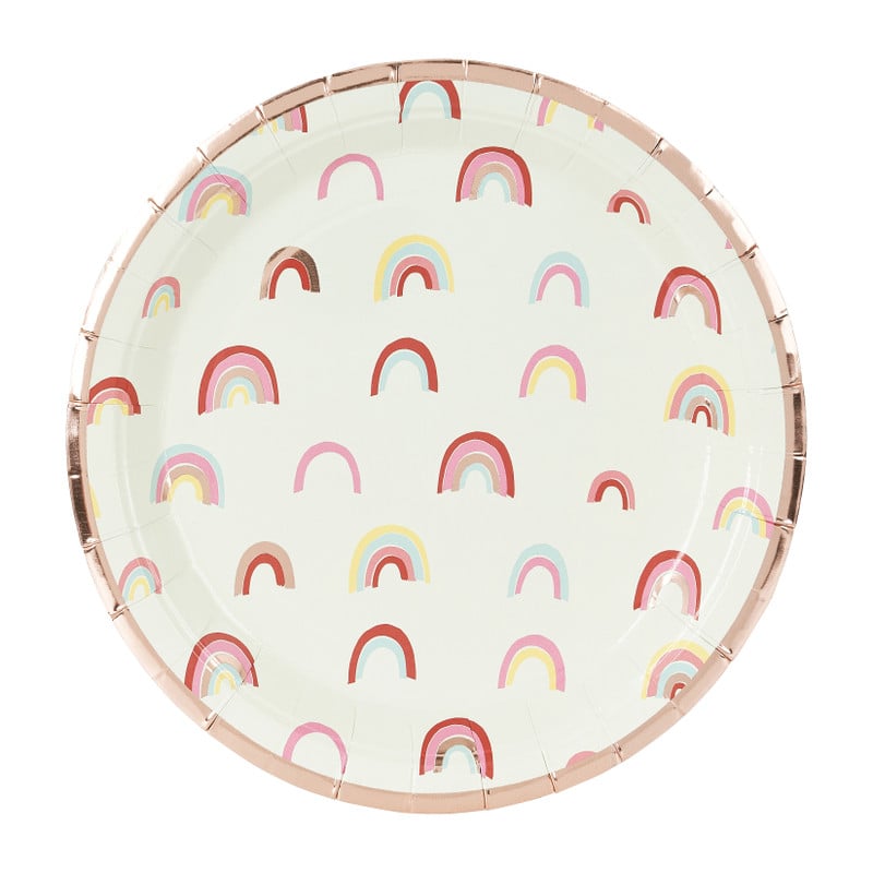 Bordjes regenboog - set van 8