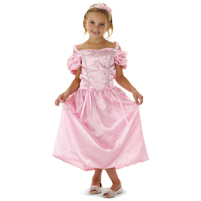 Prinsessenjurk met diadeem - maat 122
