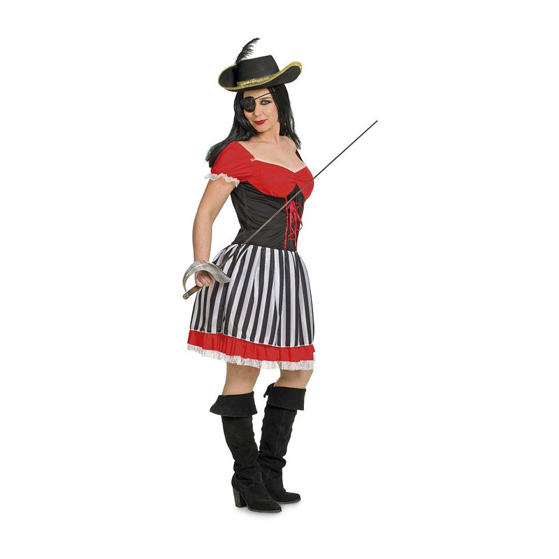 Piraten jurk - maatL/XL - 2-delig