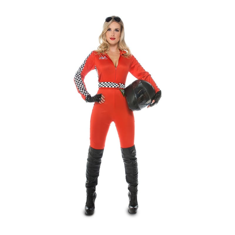 Sexy Race jumpsuit - maat L/XL - 3-delig