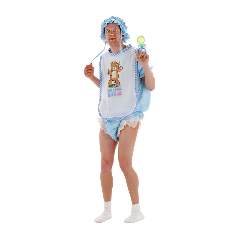 Babypak voor volwassenen - jongen - 3 delig