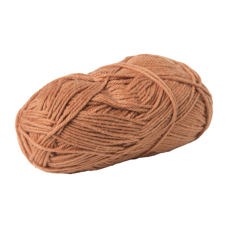 Garen katoen - bruin - 50 gram
