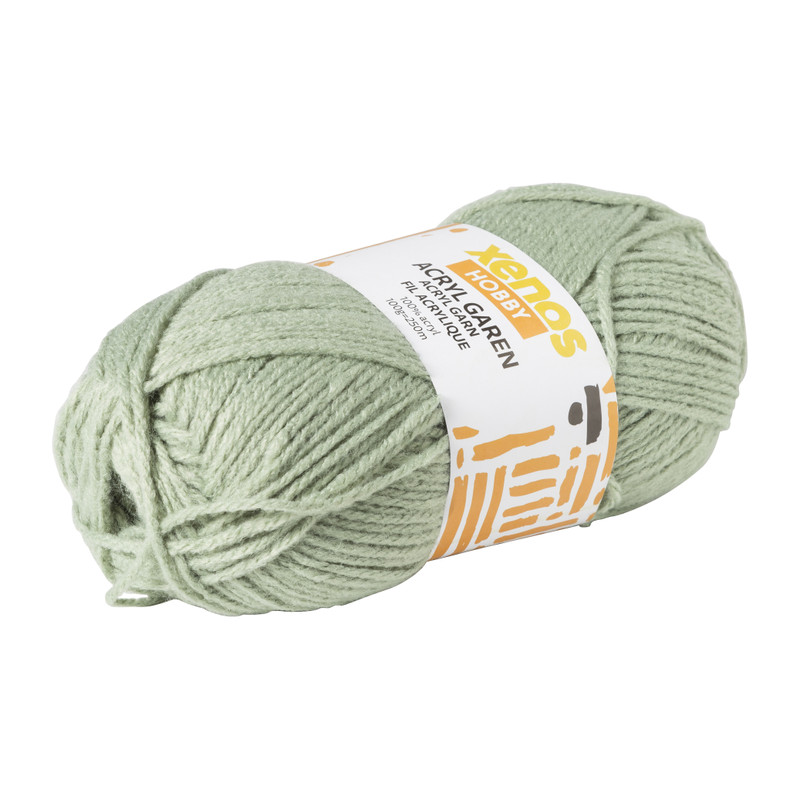 Garen acryl - groen - 100 meter