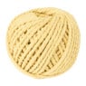 Macrame touw - okergeel - 40 meter