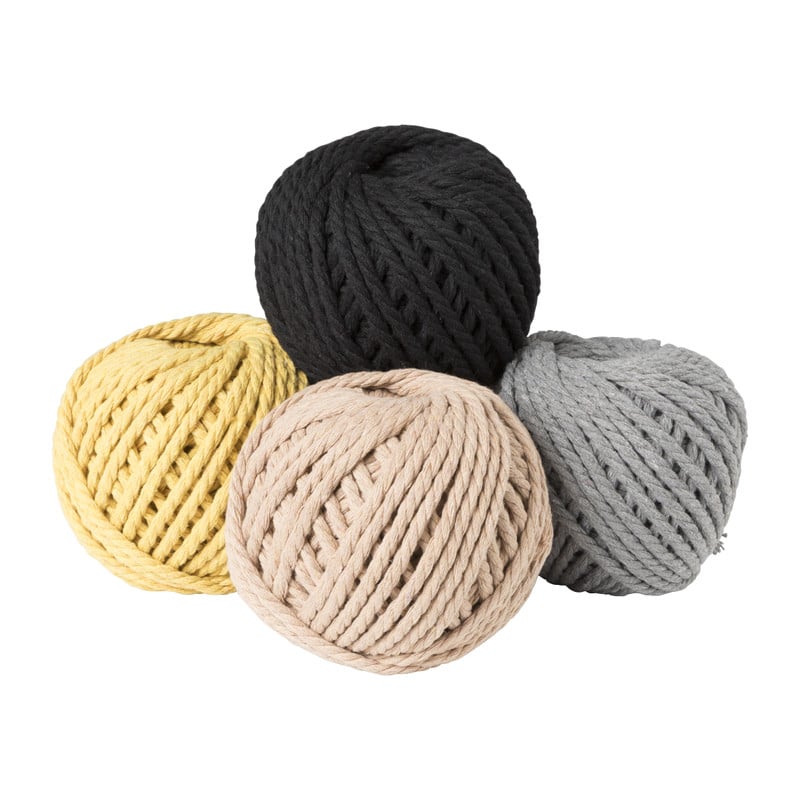 Macrame touw - mauve - 40 meter