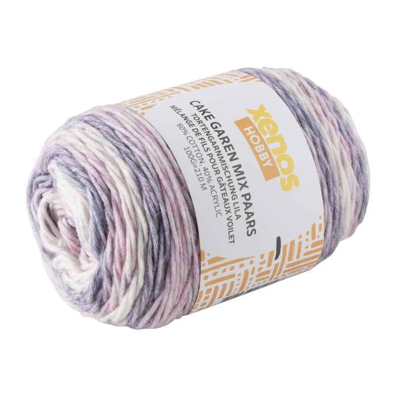 Cake garen mix - paars - 100 gram - 200 meter