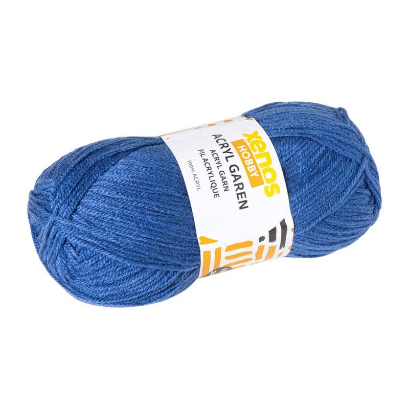 Garen acryl - blauw - 100 gram - 240 meter