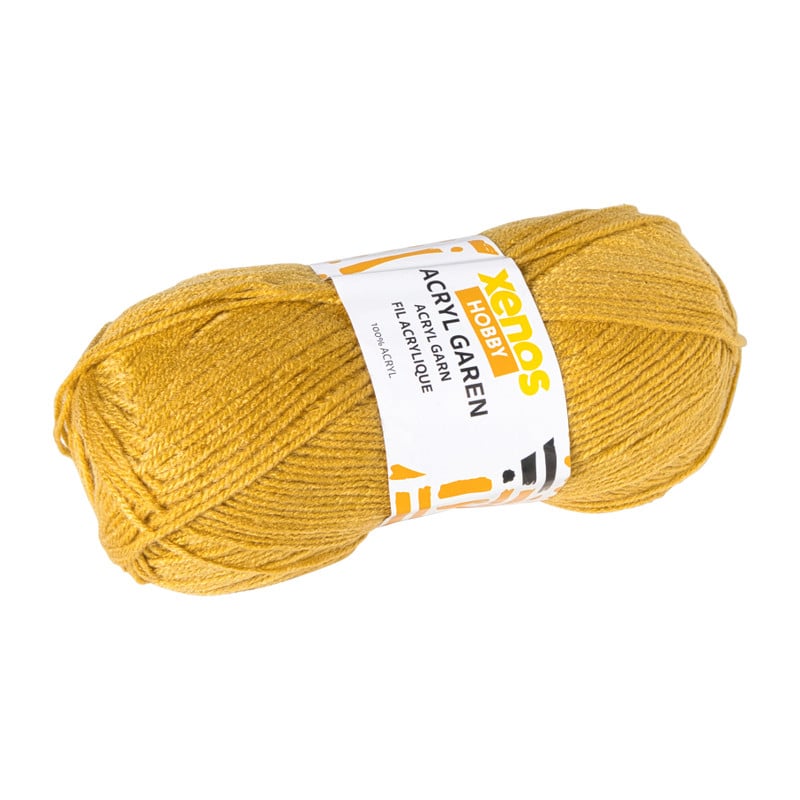 Garen acryl - geel - 100 gram - 240 meter