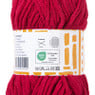 Garen chenille - rood - 100 gram - 60 meter