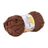 Garen chenille - bruin - 100 gram - 60 meter