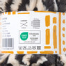 Garen fluffy - zwart/beige - 100 gram - 60 meter