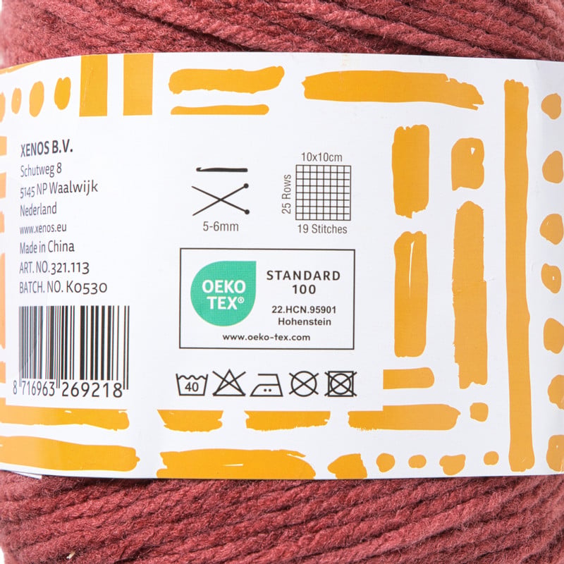 Garen cakemix - rood - 100 gram - 160 meter