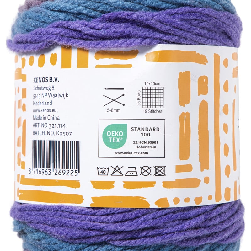 Garen cakemix - paars - 100 gram - 160 meter
