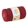 Garen macramé - bordeauxrood - 500 gram - 100 meter