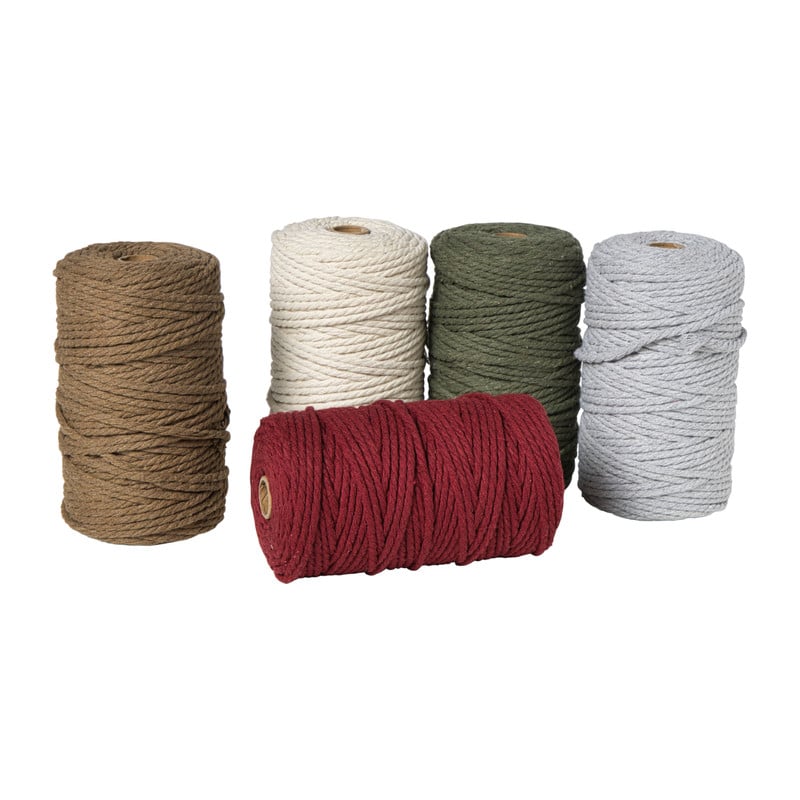 Garen macramé - bruin - 500 gram - 100 meter