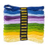 Borduurgaren set - koele kleuren - set van 12 