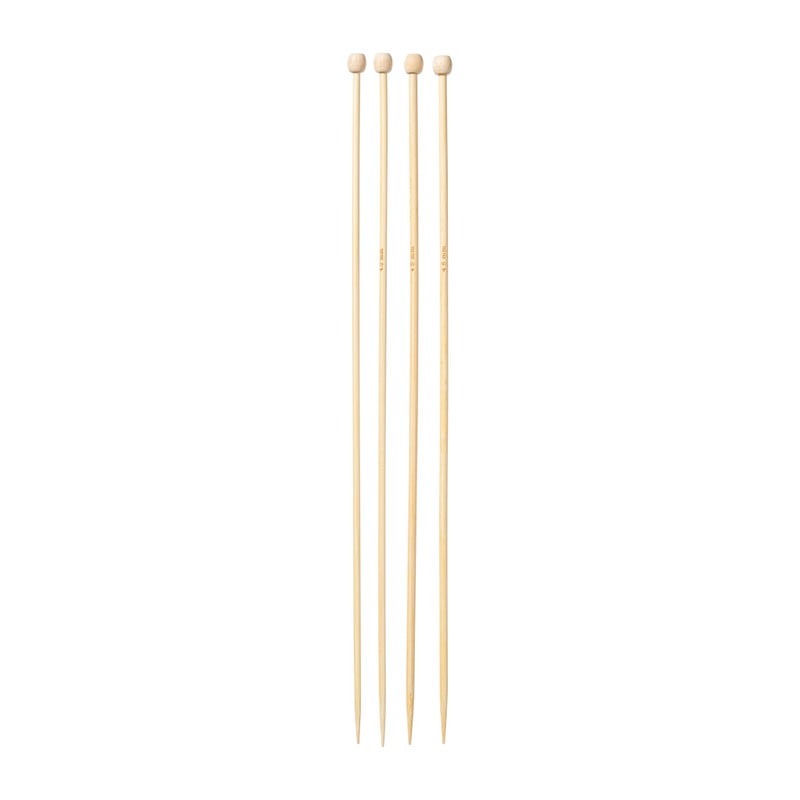 Breinaalden 4 & 4.5 mm - bruin - set van 2