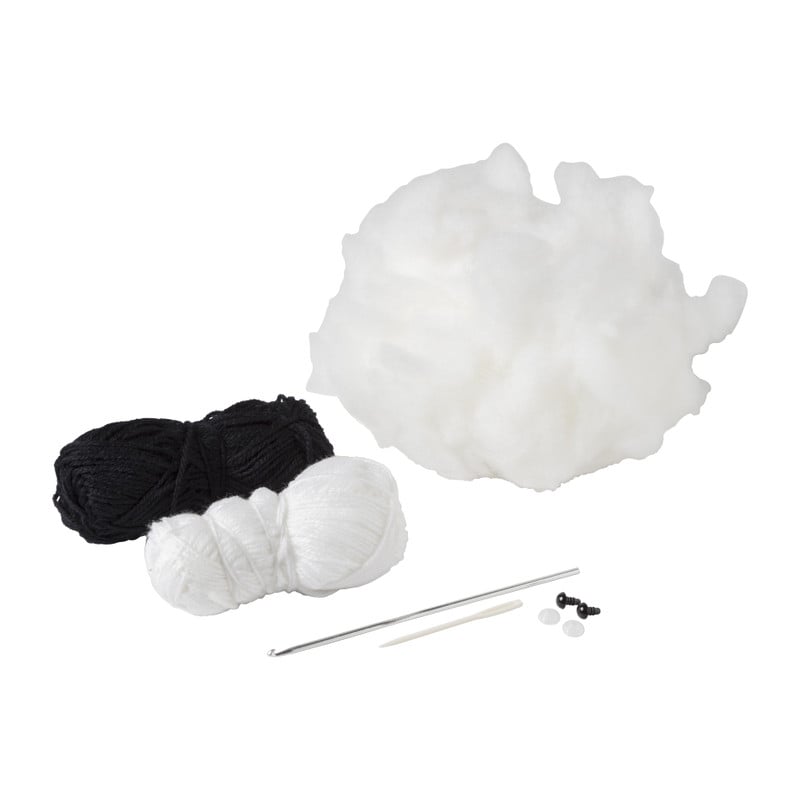Haakpakket panda - 12 cm