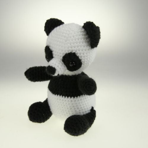 Haakpakket panda - 12 cm