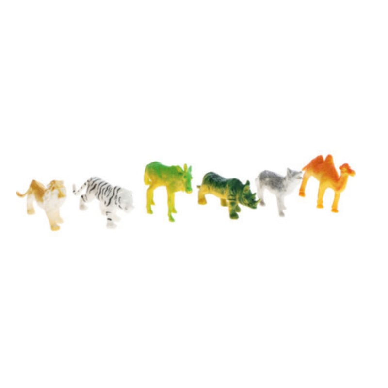 Speelgoeddieren - set van 6 - diverse varianten