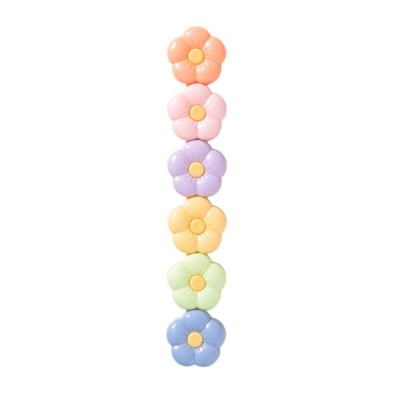 Markeerstift bloem - set van 6