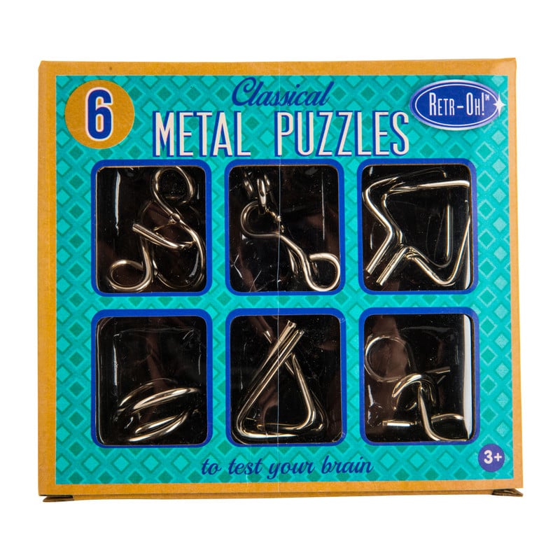 Retr-oh metal puzzle