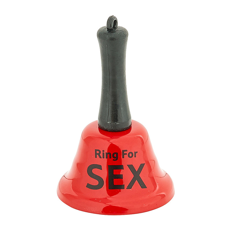 Bel met tekst - Ring For Sex - klein