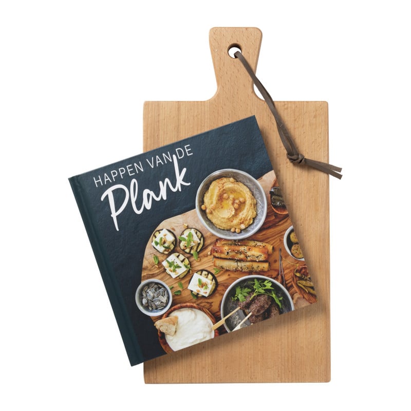 Kookboek - Happen van de plank - met houten borrelplank
