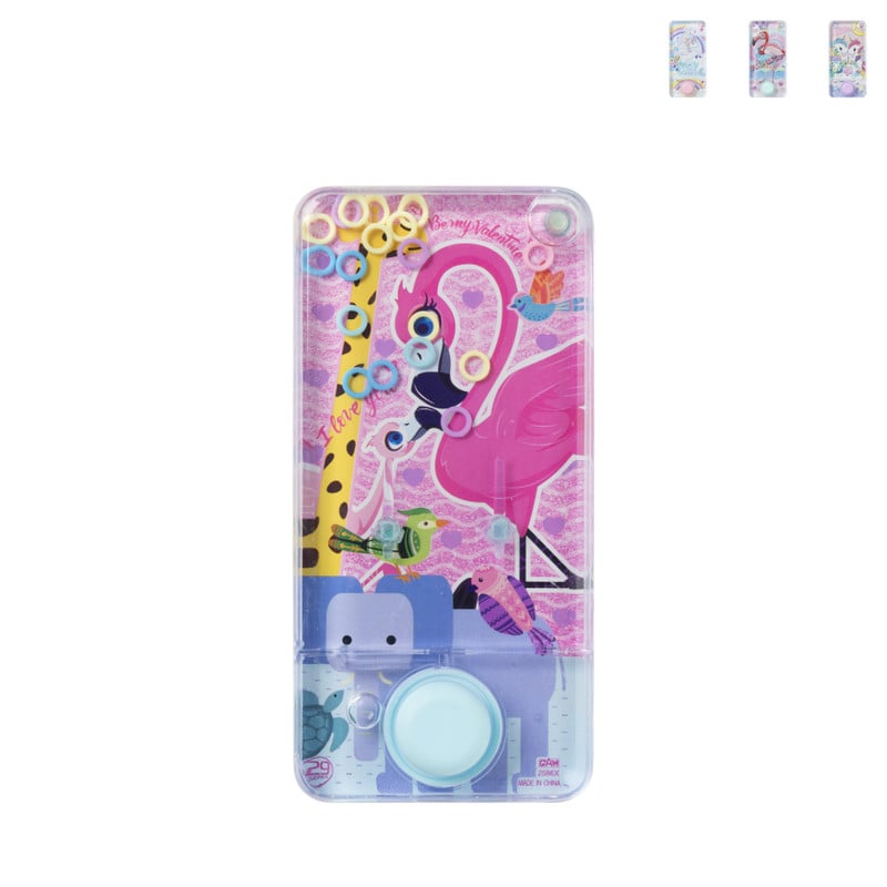 Waterspelletje telefoon roze - diverse varianten - 6.8x2x13.8 cm