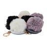 Pompom sleutelhanger met spiegel - diverse varianten