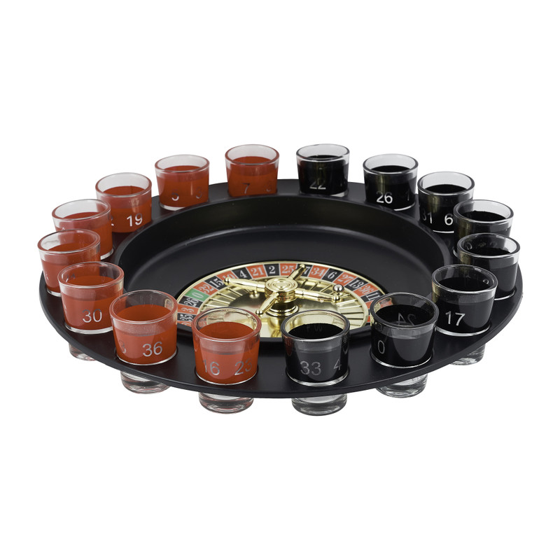 Drank roulette - 16 shotglaasjes