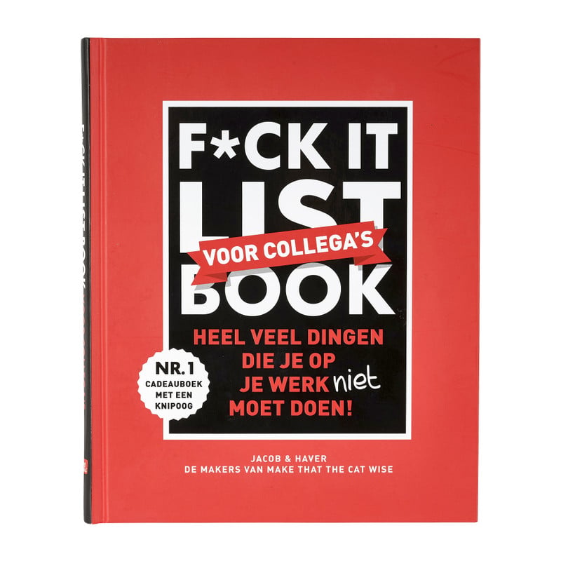 F*ck it book voor collega's