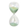 Zandloper glas - groen - ø6x15 cm