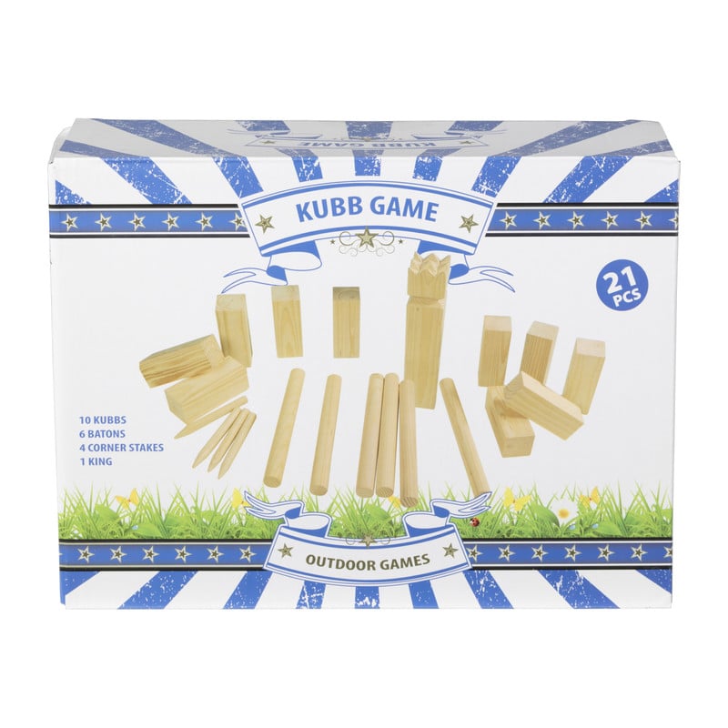 Kubb game - 21 stuks