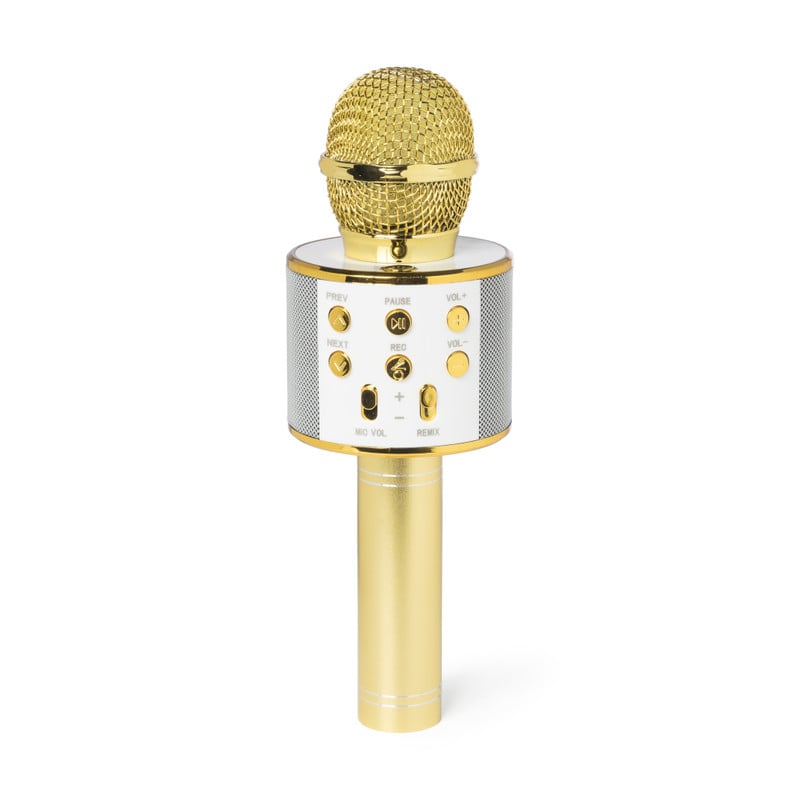 Microfoon karaoke - diverse kleuren - ø7x22.5 cm