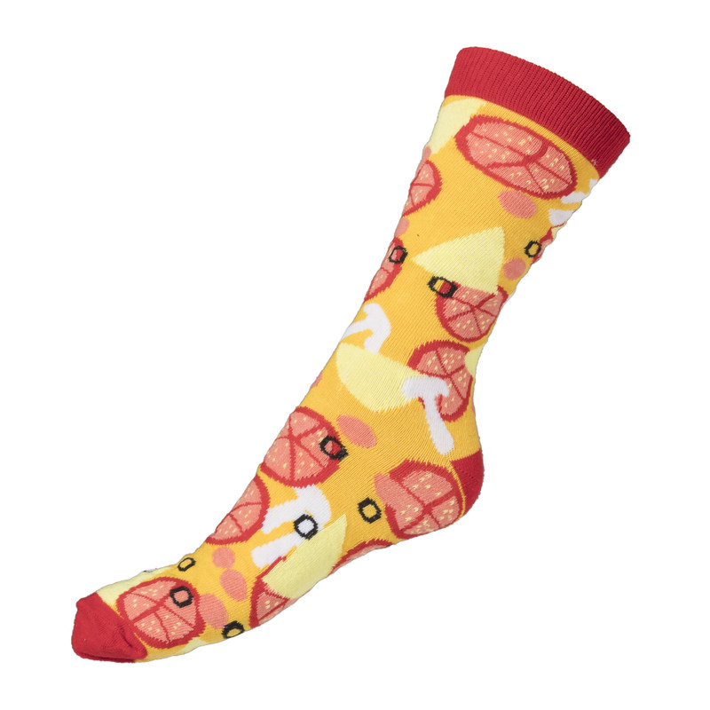 Pizza sokken - diverse varianten - maat 42-47