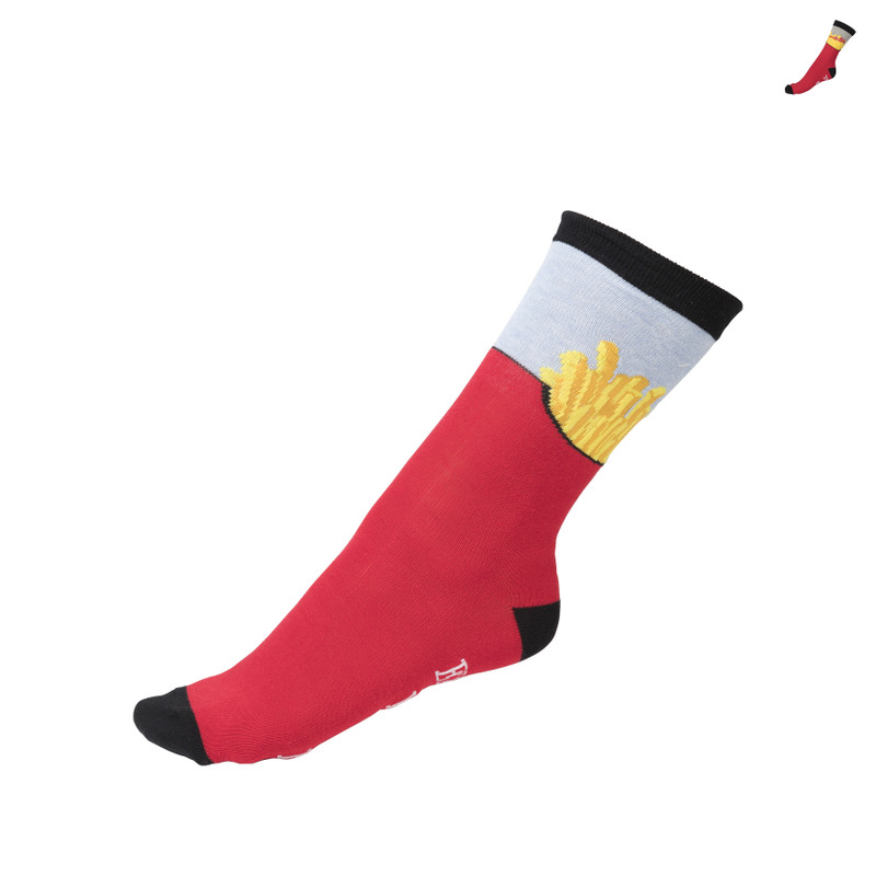 French fries sokken - diverse varianten - maat 42-47
