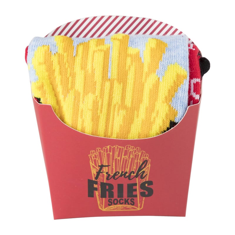 French fries sokken - diverse varianten - maat 42-47