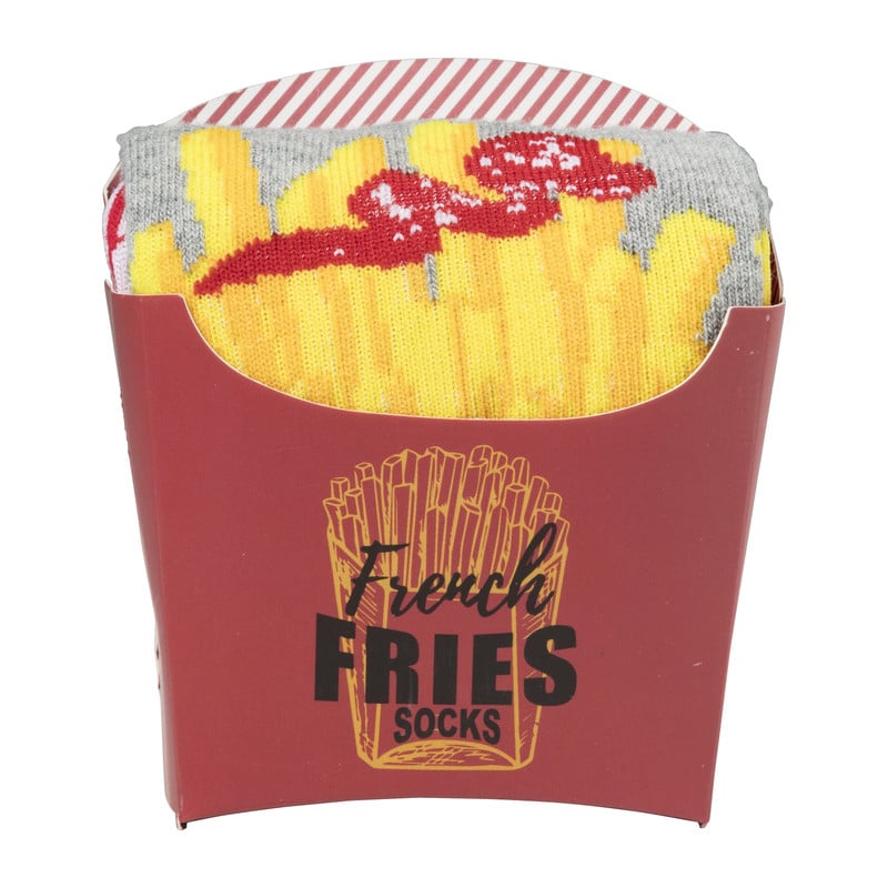 French fries sokken - diverse varianten - maat 42-47