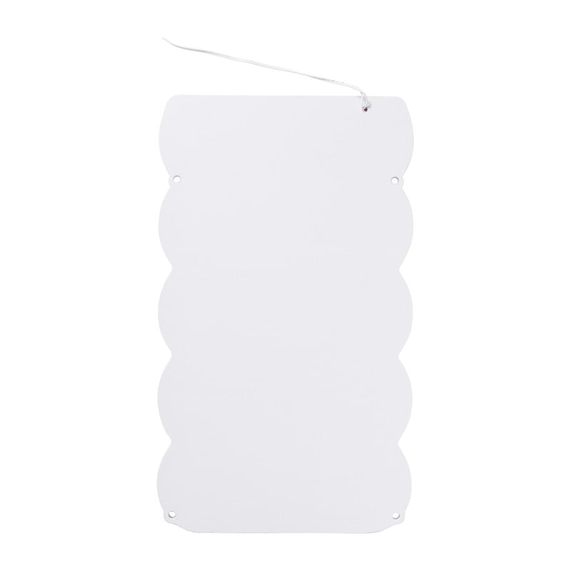 Spiegel met golven LED - geel/roze - 40x23x1.4 cm