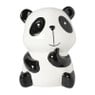 Spaarpot panda - zwart/wit - ø11x14 cm