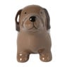 Spaarpot teckel - bruin - 20x7x10.5 cm