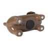 Spaarpot teckel - bruin - 20x7x10.5 cm