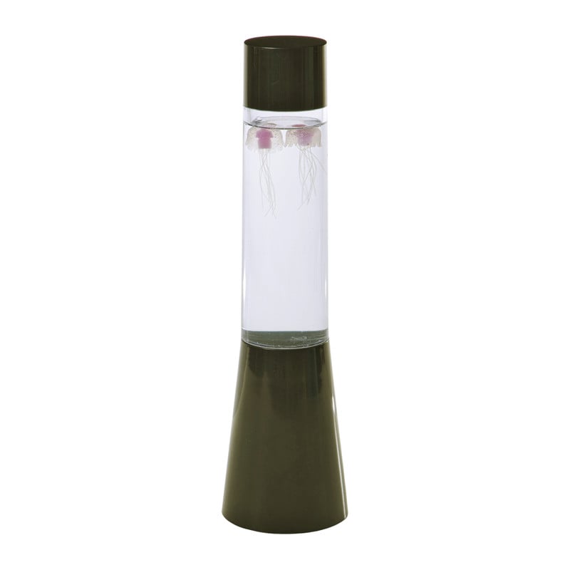 DIY Lava lamp met kwallen - blauw - ø8.5x33 cm