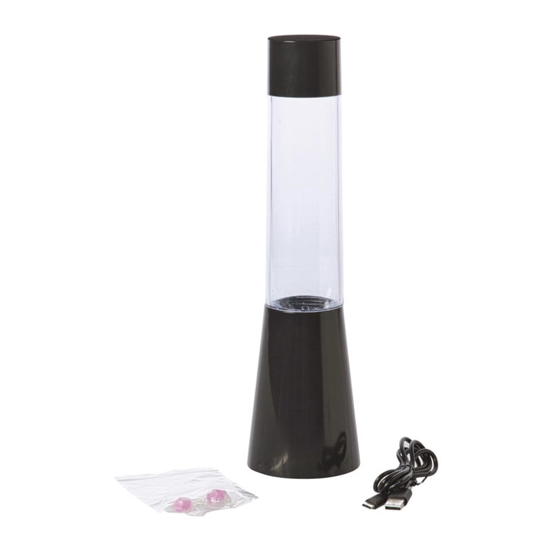 DIY Lava lamp met kwallen - blauw - ø8.5x33 cm