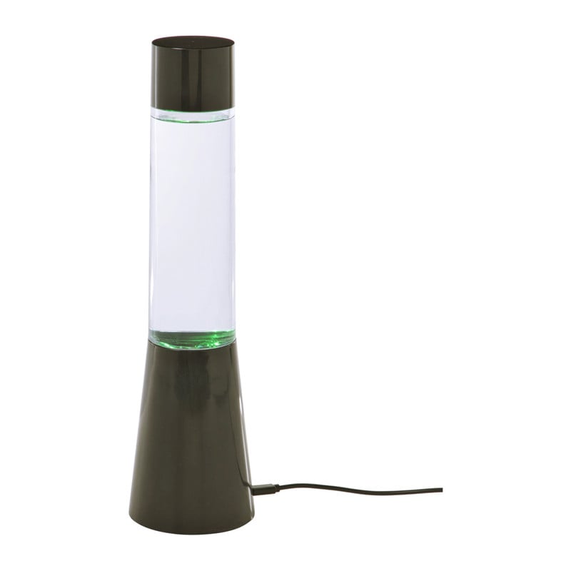 DIY Lava lamp met balletjes - blauw - ø8.5x33 cm