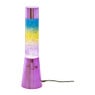 Glitter lamp - roze - ø8.5x33 cm