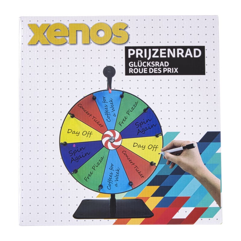 Prijzenrad met stift - ø35x48.2 cm
